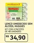 Assaí Atacadista Leve - lenço umedecido sem álcool oferta
