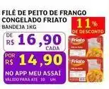 Assaí Atacadista Friato - filé de peito de frango congelado oferta