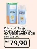 Assaí Atacadista Isdin - protetor solar facial solução fps 60 fusion water oferta