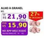 Assaí Atacadista A granel - alho oferta