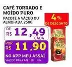 Assaí Atacadista Puro - café torrado e moído puro oferta