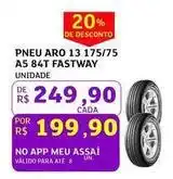 Assaí Atacadista De - pneu aro 13 175/75 a5 84t fastway oferta