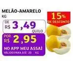 Assaí Atacadista Amarelo - melao oferta