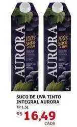 Assaí Atacadista Aurora - suco de uva tinto integral oferta
