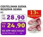 Assaí Atacadista Seara - costelinha suina reserva oferta