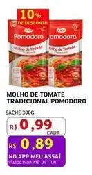 Assaí Atacadista Pomodoro - molho de tomate tradicional oferta