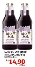 Assaí Atacadista Rio sol - suco de uva tinto integral oferta