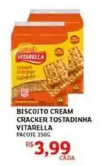 Assaí Atacadista Vitarella - biscoito cream cracker tostadinha oferta