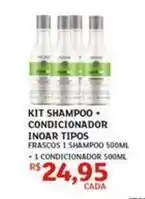 Assaí Atacadista Inoar - kit shampoo + condicionador oferta