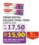 Assaí Atacadista Colgate - creme dental total tipos oferta