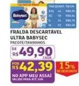 Assaí Atacadista Babysec - fralda descartável ultra oferta