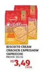 Assaí Atacadista Cracker - biscoito cream caprishow oferta