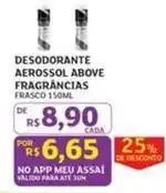 Assaí Atacadista De - desodorante aerossol above fragrâncias oferta