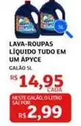 Assaí Atacadista Lava-roupas líquido tudo em um apyce oferta