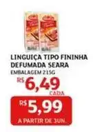 Assaí Atacadista Seara - linguiça tipo fininha defumada oferta