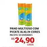 Assaí Atacadista Alklin - pano multiuso com picate cores oferta