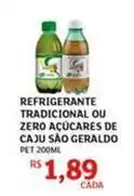 Assaí Atacadista São geraldo - refrigerante tradicional ou zero açúcares de caju oferta