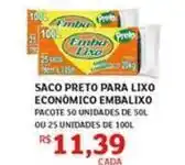 Assaí Atacadista Embalixo - saco preto para lixo oferta