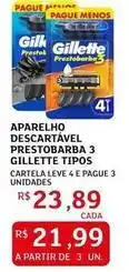 Assaí Atacadista Gillette - aparelho descartavel prestobarba 3 oferta