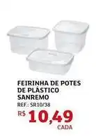 Assaí Atacadista Sanremo - feirinha de potes de plástico oferta