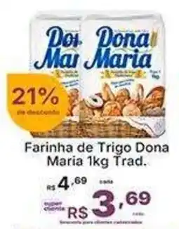 Super Lagoa Farinha de Trigo Dona Maria 1kg Trad. oferta