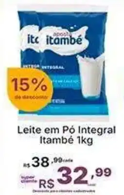 Super Lagoa Leite em Pó Integral Itambé oferta