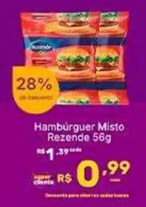 Super Lagoa Hambúrguer Misto Rezende oferta
