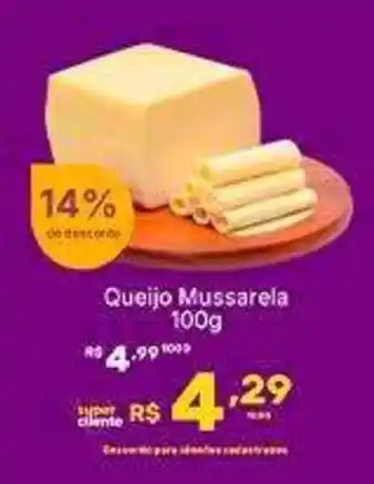Super Lagoa Queijo Mussarela oferta