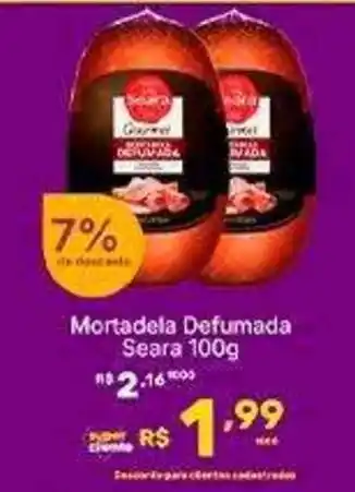 Super Lagoa Mortadela Defumada Seara oferta