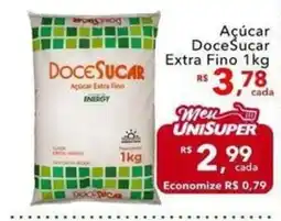 UniSuper Açúcar doce sugar extra fino oferta