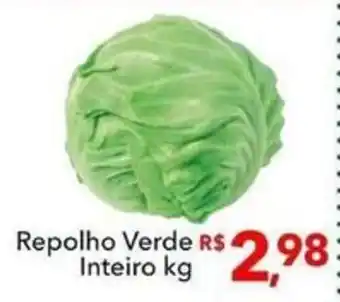 UniSuper Repolho Verde Inteiro oferta