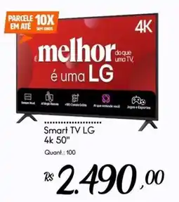 Giassi Supermercados Smart TV LG 4k 50" oferta