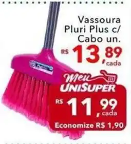 UniSuper Vassoura Pluri Plus c/ Cabo un. oferta