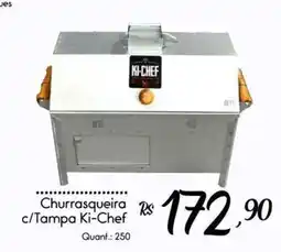 Giassi Supermercados Churrasqueira c/Tampa Ki-Chef oferta