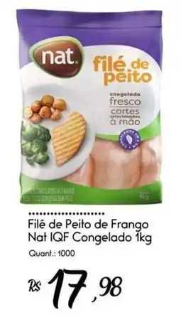 Giassi Supermercados Filé de Peito de Frango Nat IQF Congelado oferta