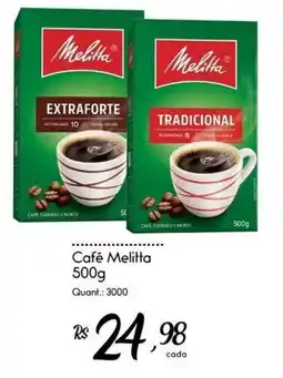 Giassi Supermercados Café Melitta oferta