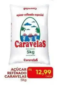 Compre Mais açúcar refinado caravelas oferta