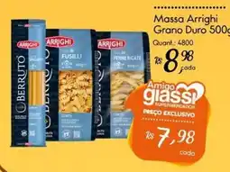 Giassi Supermercados Massa arrighi grano duro oferta