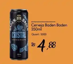 Giassi Supermercados Cerveja Baden Baden Cristal oferta