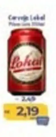Almeida Mercados Cerveja Lokal Pilsen Lata 355ml oferta