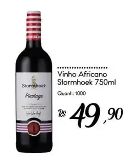Giassi Supermercados Vinho Africano Stormhoek Pinotage oferta
