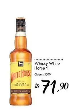 Giassi Supermercados Whisky White Horse 1l oferta