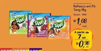 Giassi Supermercados Refresco em Pó Tang 18g oferta