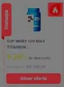 Supermercados Myatã Sup whey 100 max titanium oferta