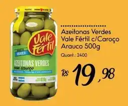 Giassi Supermercados Azeitonas verdes vale fértil c/carôço oferta