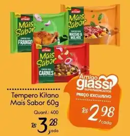 Giassi Supermercados Tempero kitano mais sabor oferta