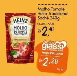 Giassi Supermercados molho tomate heinz tradicional oferta