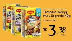 Giassi Supermercados Tempero maggi meu segredo oferta