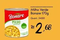 Giassi Supermercados Milho Verde Bonare oferta