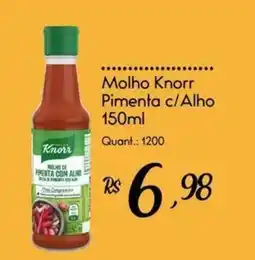 Giassi Supermercados Molho Knorr Pimenta c/Alho oferta